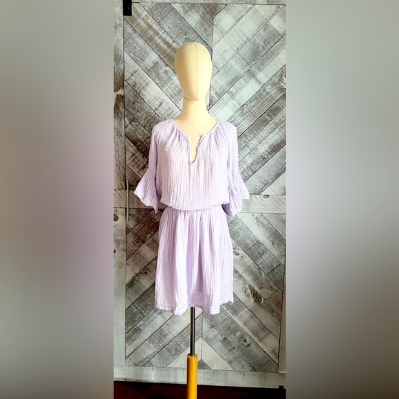 MICHAEL STARS NWOT KATELYN GAUZE DRESS - Picture 7 of 13